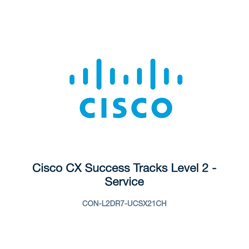 CON-L2DR7-UCSX21CH: Cisco CX Success Tracks Level 2