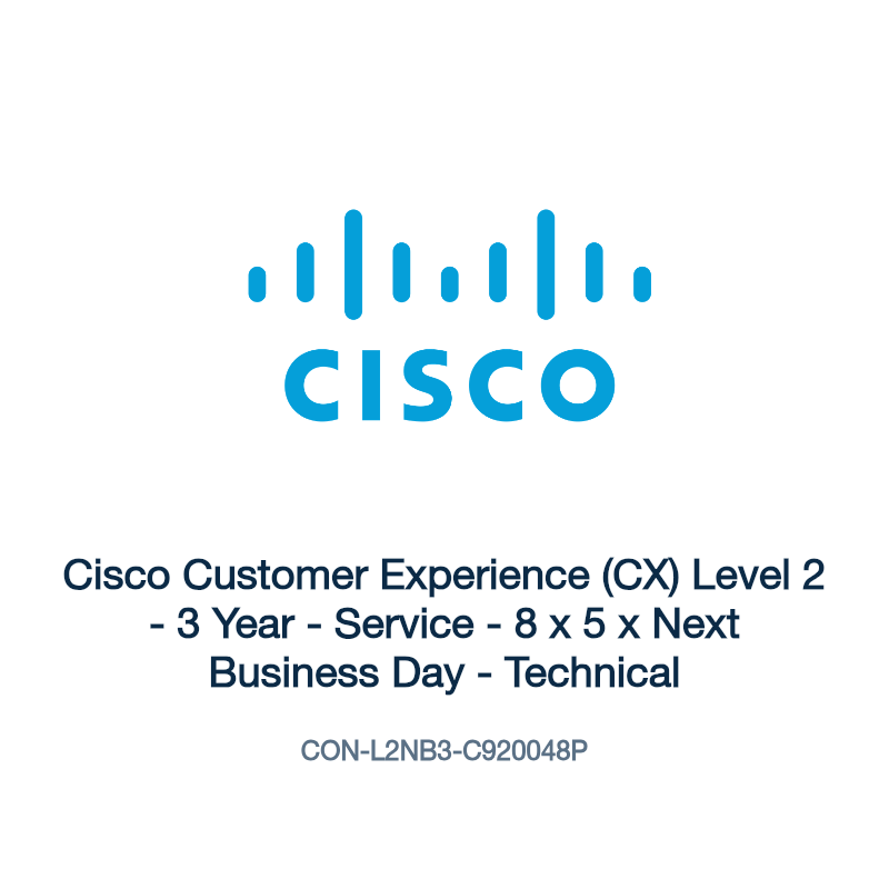 CON-L2NB3-C920048P: Cisco Customer Experience (CX) Level 2