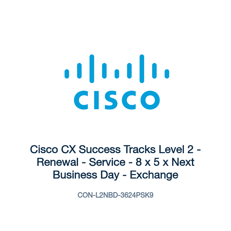 CON-L2NBD-3624PSK9: Cisco CX Success Tracks Level 2