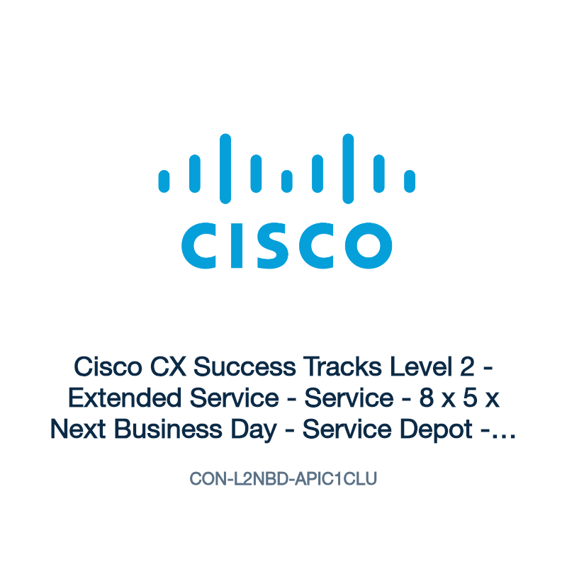 CON-L2NBD-APIC1CLU: Cisco CX Success Tracks Level 2