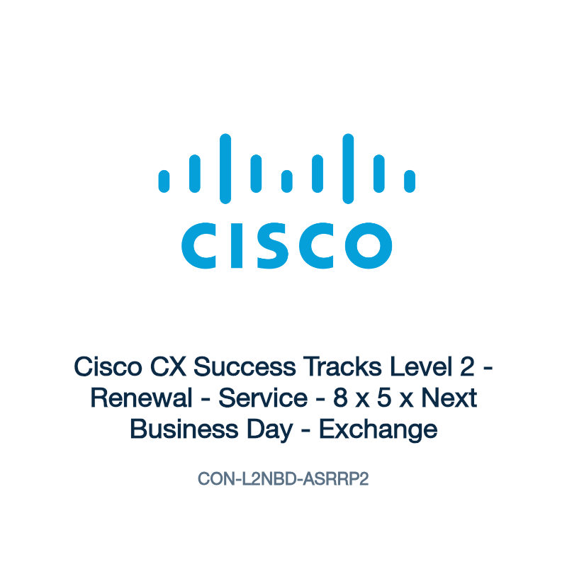 CON-L2NBD-ASRRP2: Cisco CX Success Tracks Level 2