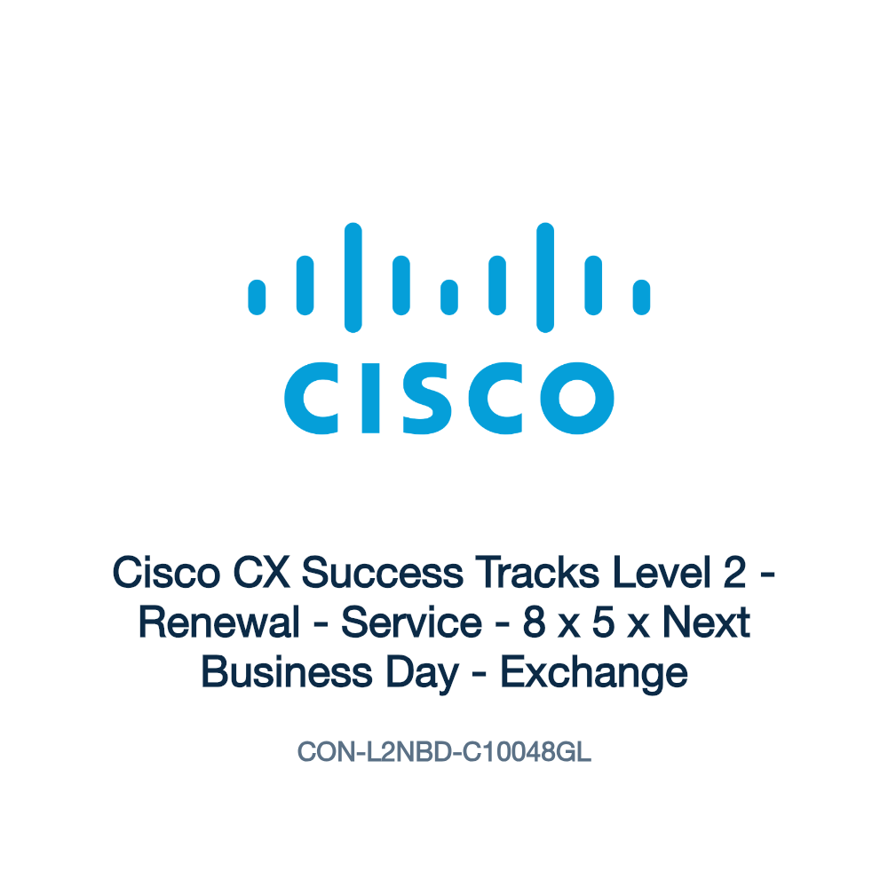 CON-L2NBD-C10048GL: Cisco CX Success Tracks Level 2