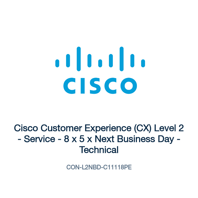 CON-L2NBD-C11118PE: Cisco Customer Experience (CX) Level 2