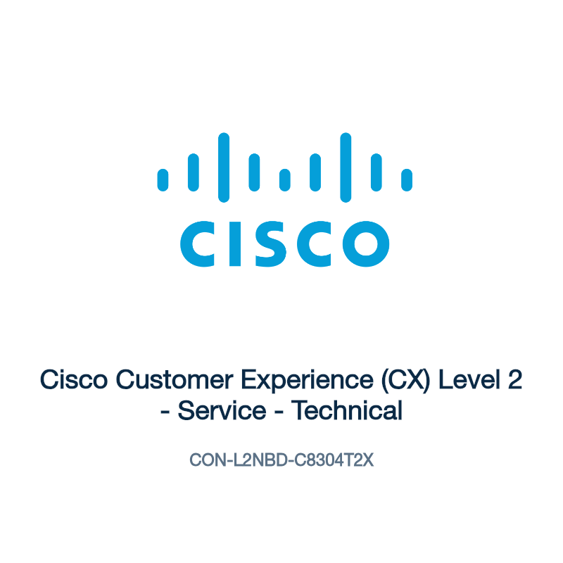 CON-L2NBD-C8304T2X: Cisco Customer Experience (CX) Level 2