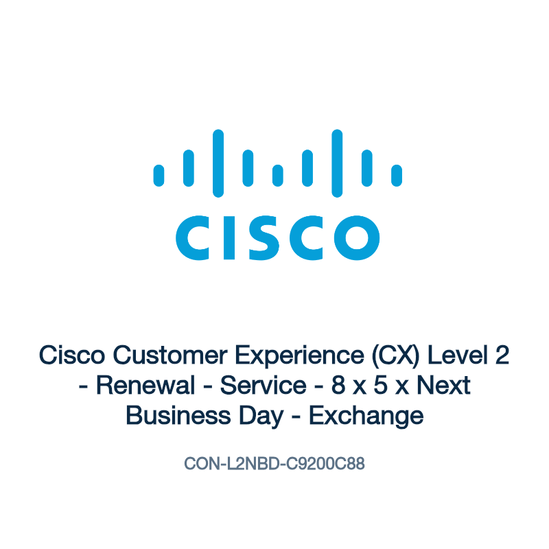 CON-L2NBD-C9200C88: Cisco Customer Experience (CX) Level 2