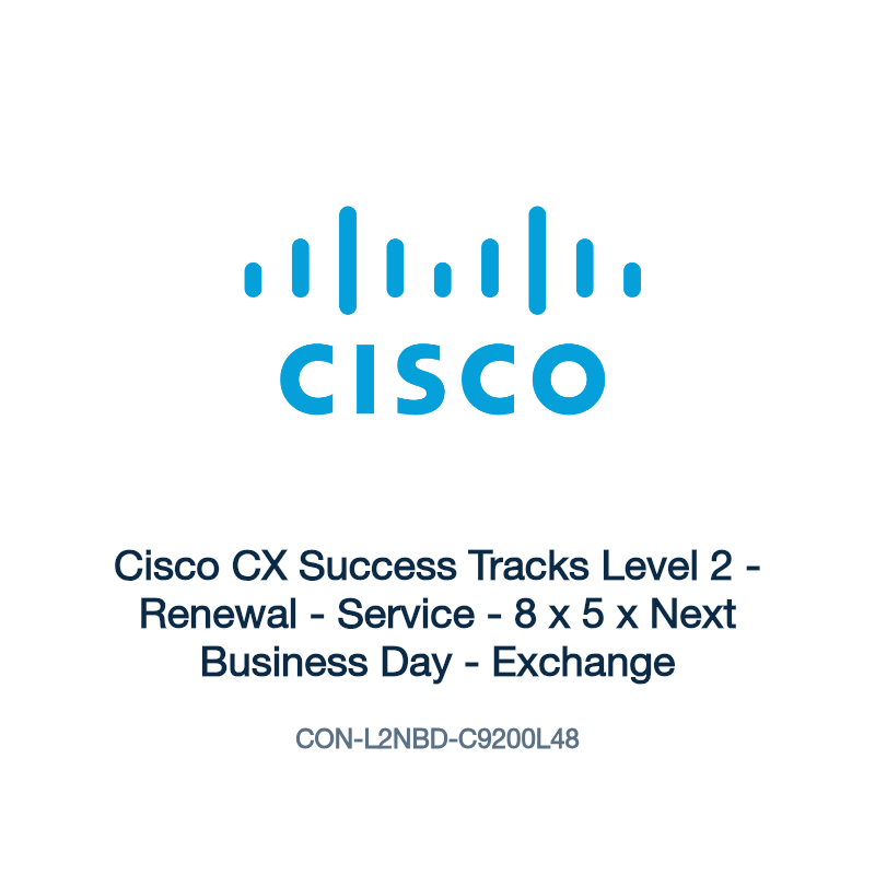 CON-L2NBD-C9200L48: Cisco CX Success Tracks Level 2
