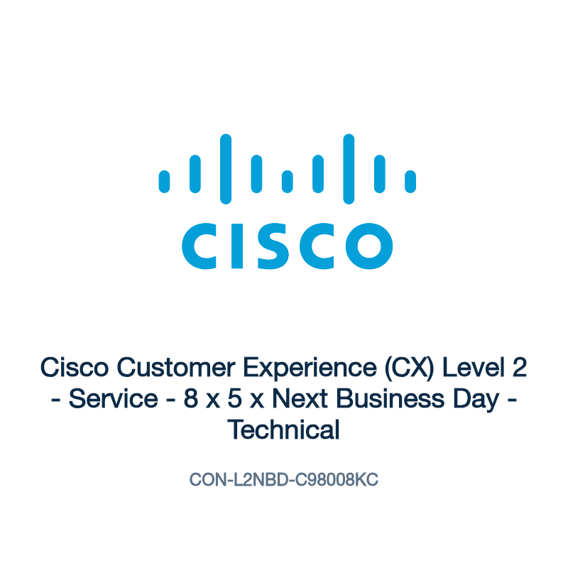 CON-L2NBD-C98008KC: Cisco Customer Experience (CX) Level 2