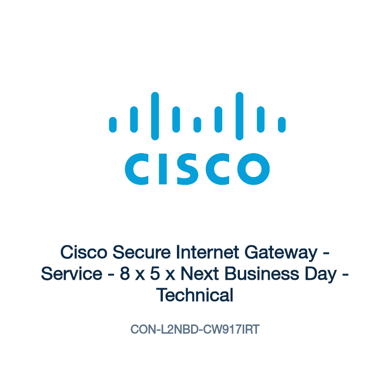 CON-L2NBD-CW917IRT: Cisco Secure Internet Gateway