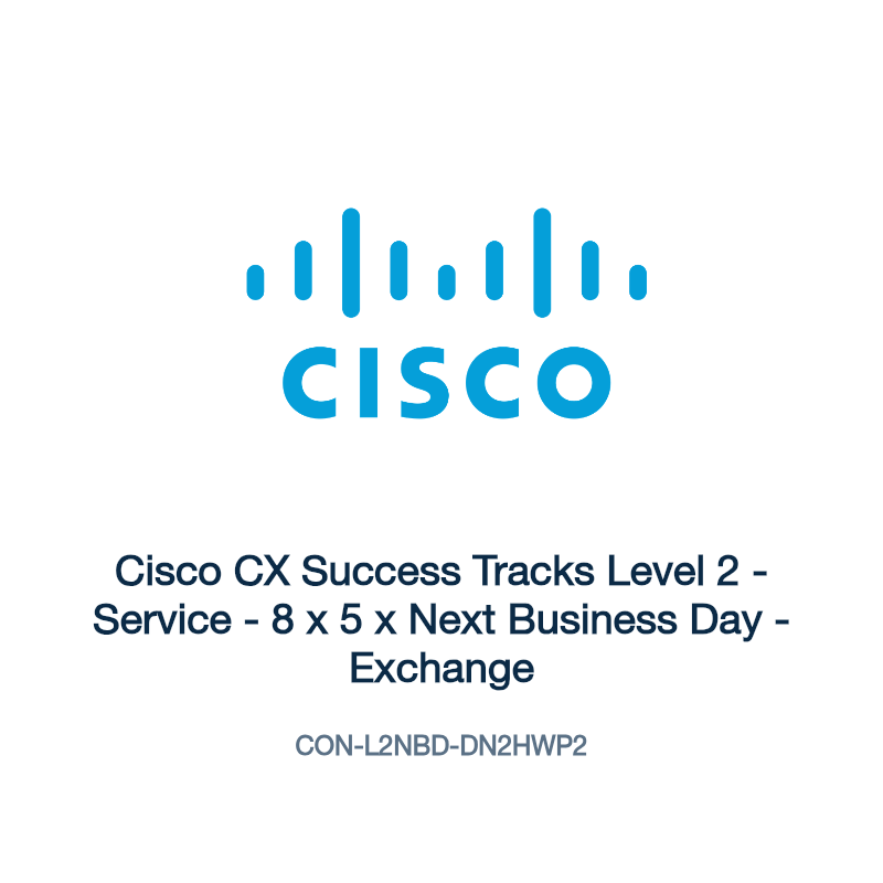 CON-L2NBD-DN2HWP2: Cisco CX Success Tracks Level 2