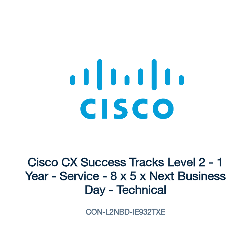 CON-L2NBD-IE932TXE: Cisco CX Success Tracks Level 2