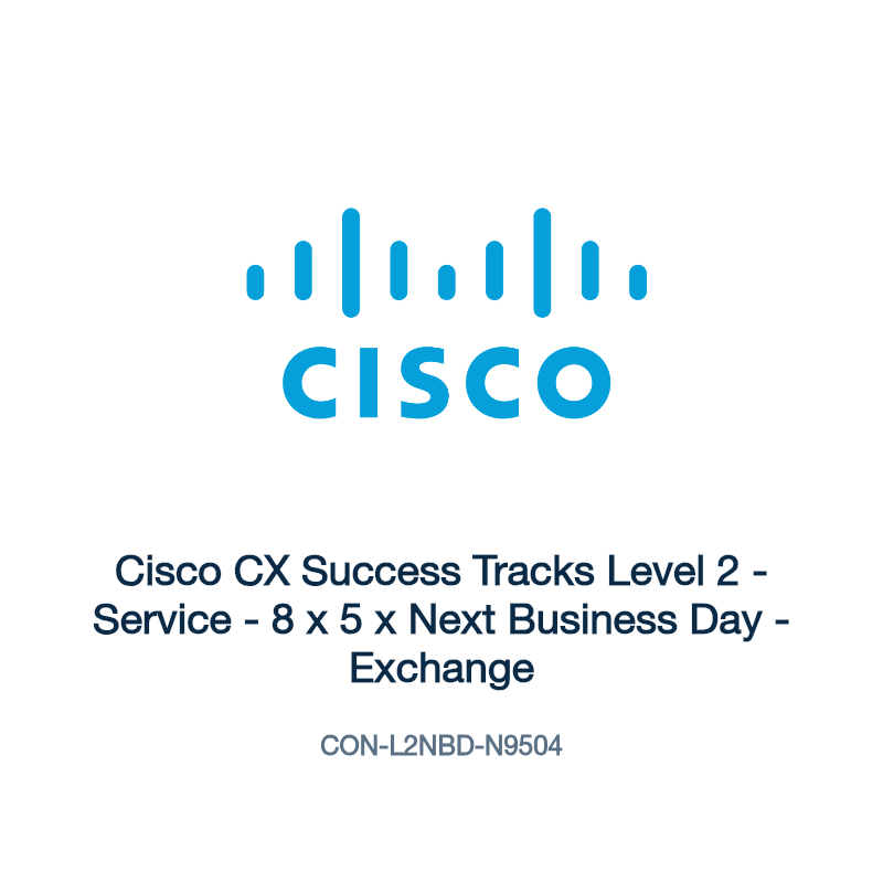 CON-L2NBD-N9504: Cisco CX Success Tracks Level 2