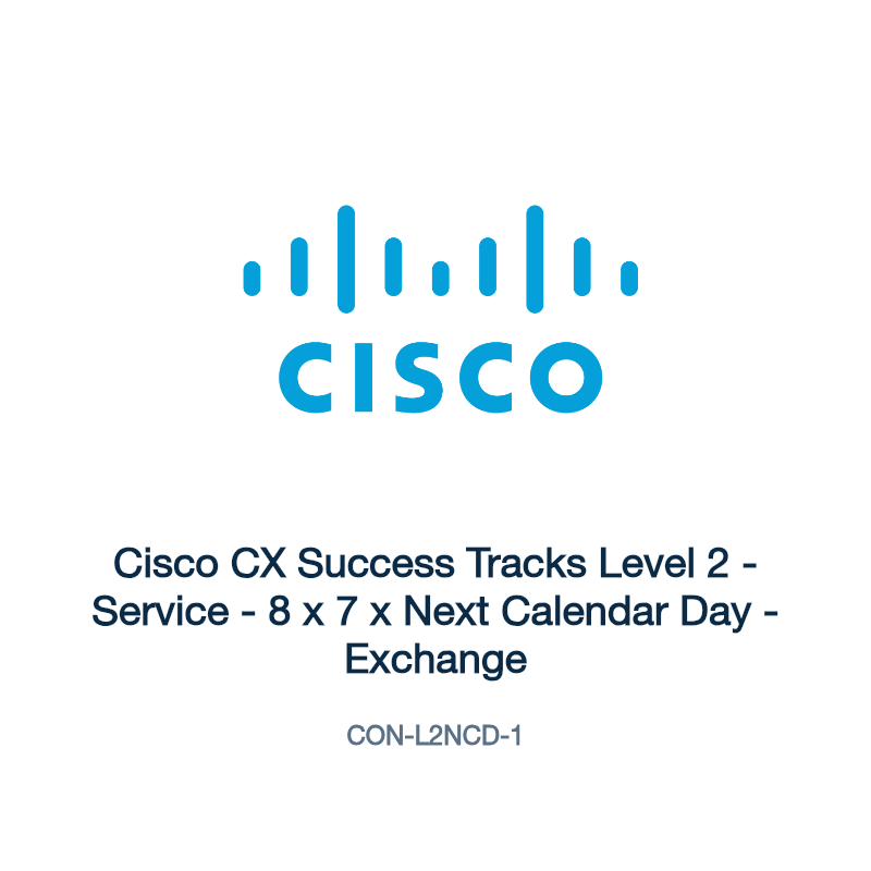CON-L2NCD-1: Cisco CX Success Tracks Level 2