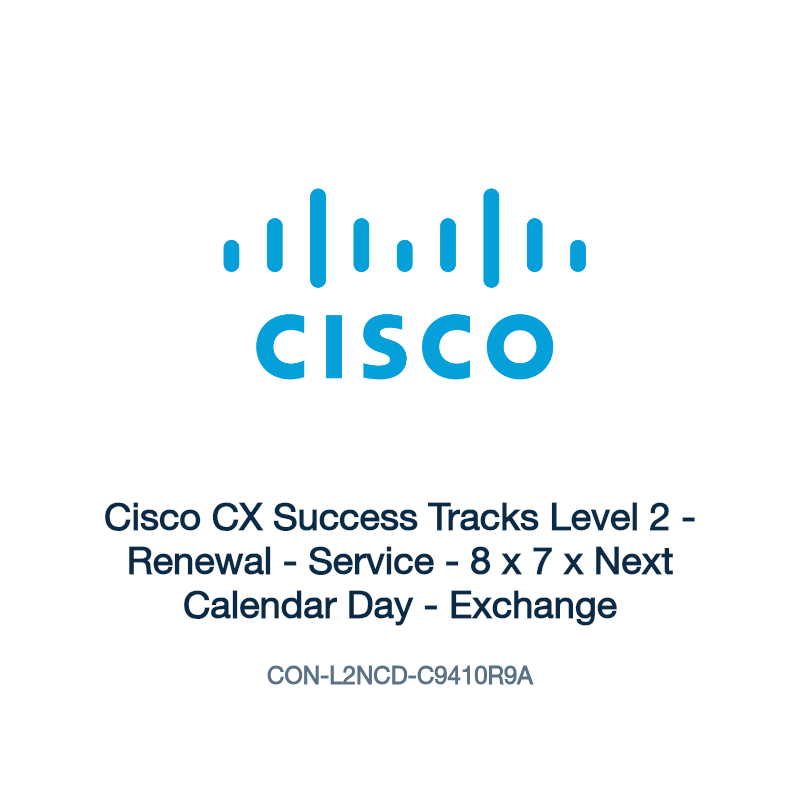 CON-L2NCD-C9410R9A: Cisco CX Success Tracks Level 2
