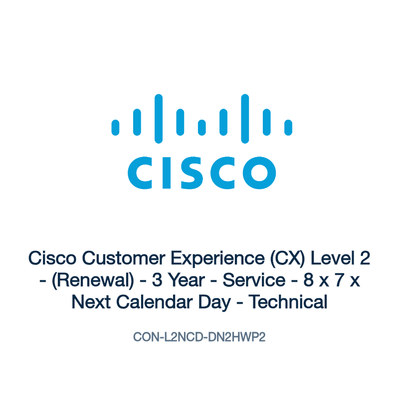CON-L2NCD-DN2HWP2: Cisco Customer Experience (CX) Level 2