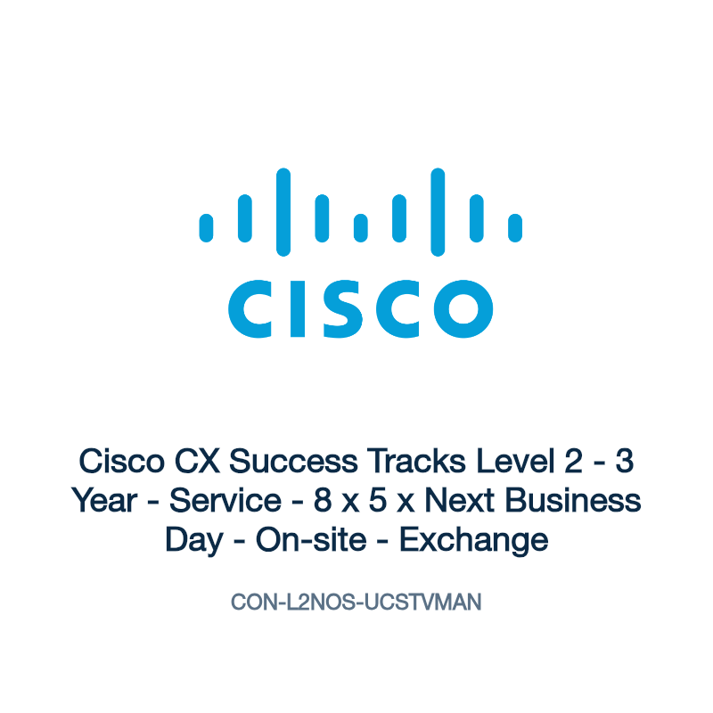 CON-L2NOS-UCSTVMAN: Cisco CX Success Tracks Level 2