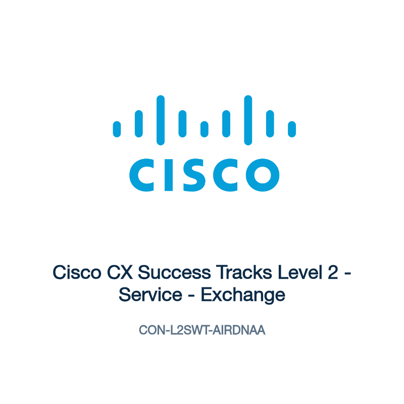 CON-L2SWT-AIRDNAA: Cisco CX Success Tracks Level 2