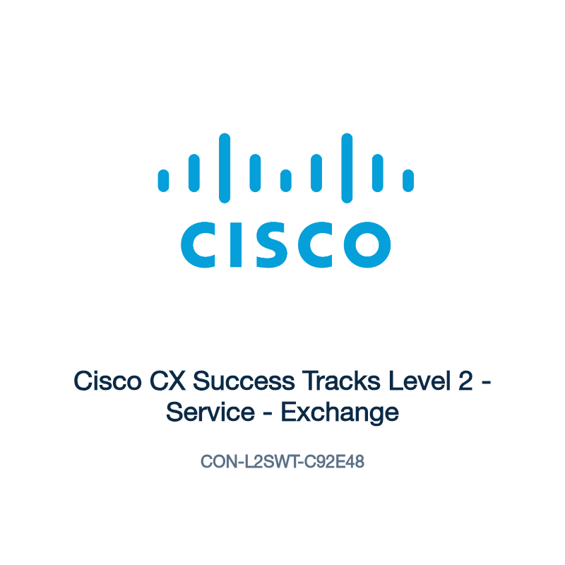 CON-L2SWT-C92E48: Cisco CX Success Tracks Level 2