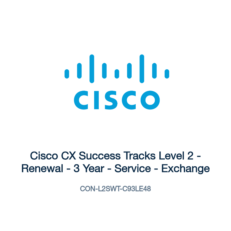 CON-L2SWT-C93LE48: Cisco CX Success Tracks Level 2