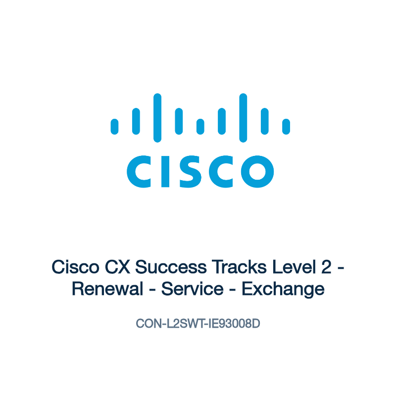CON-L2SWT-IE93008D: Cisco CX Success Tracks Level 2