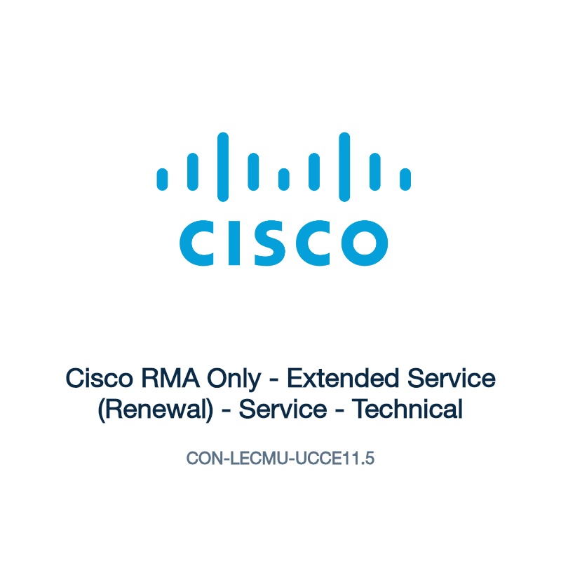 CON-LECMU-UCCE11.5: Cisco RMA Only - Extended Service (Renewal) - Service - Technical