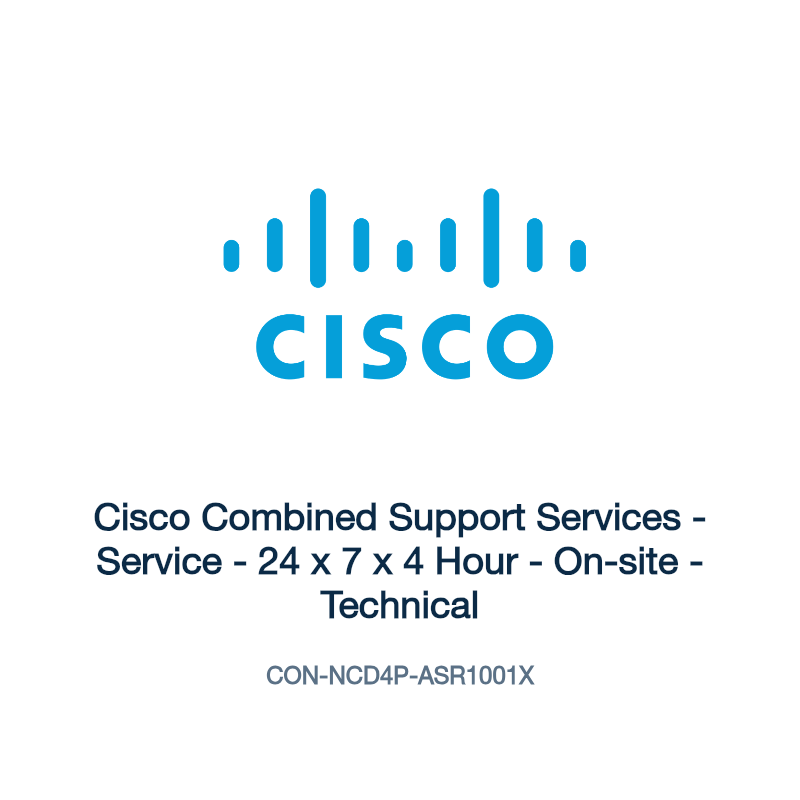 CON-NCD4P-ASR1001X: Cisco Combined Support Services