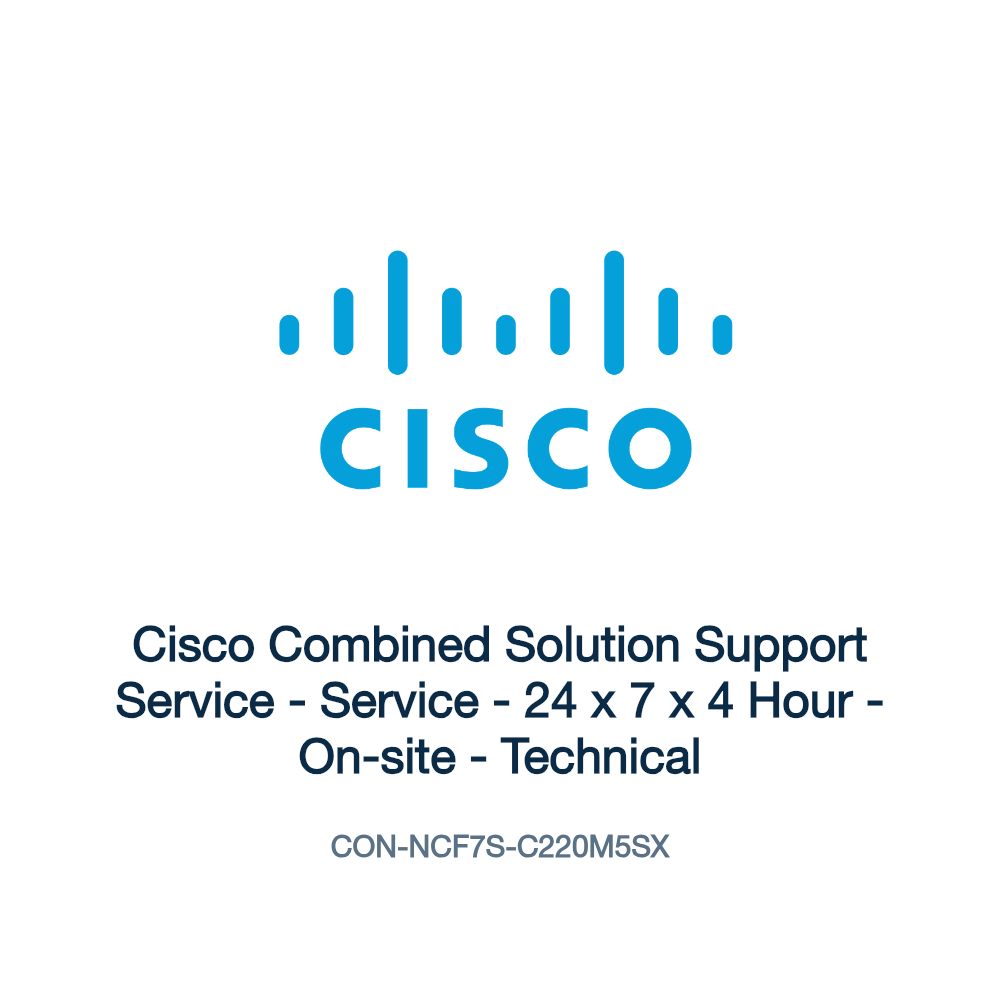 CON-NCF7S-C220M5SX: Cisco Combined Solution Support Service