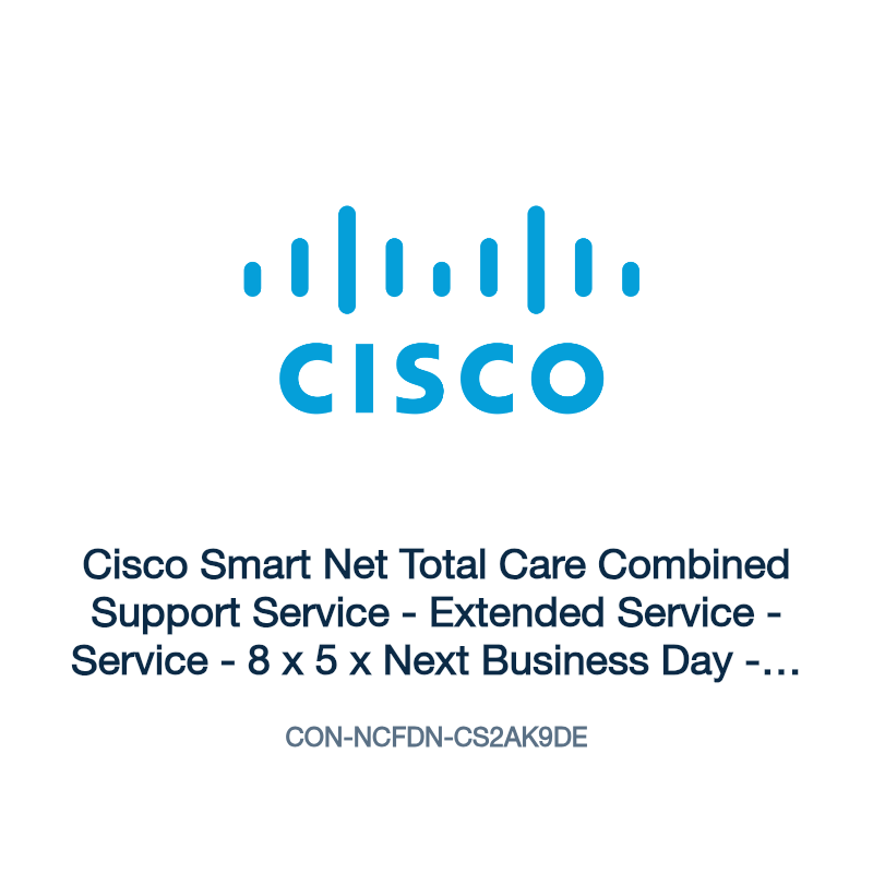 CON-NCFDN-CS2AK9DE: Cisco Smart Net Total Care Combined Support Service