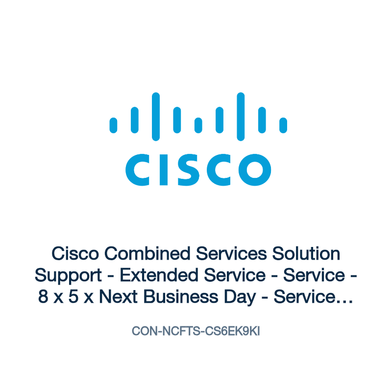 CON-NCFTS-CS6EK9KI: Cisco Combined Services Solution Support