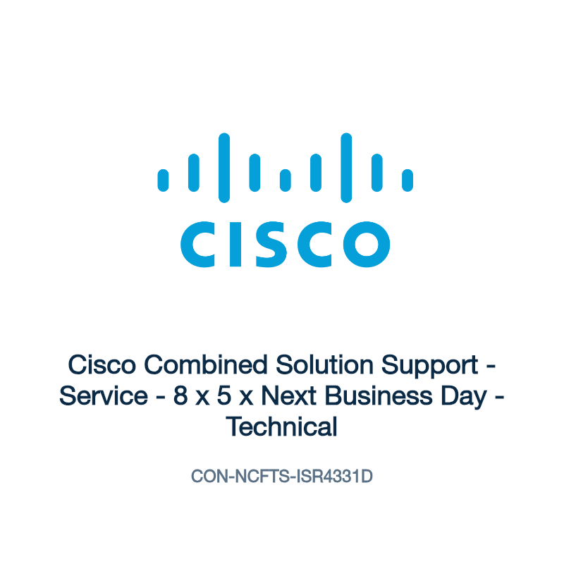 CON-NCFTS-ISR4331D: Cisco Combined Solution Support