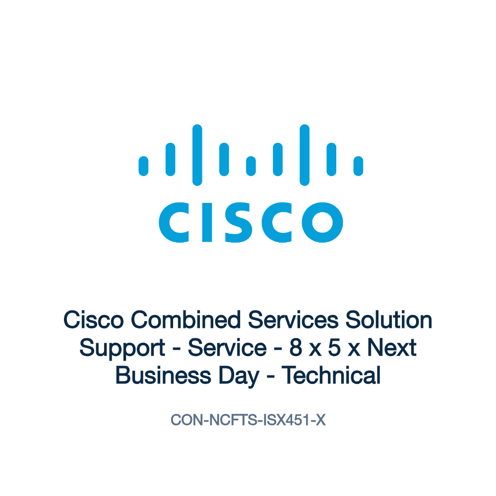 CON-NCFTS-ISX451-X: Cisco Combined Services Solution Support