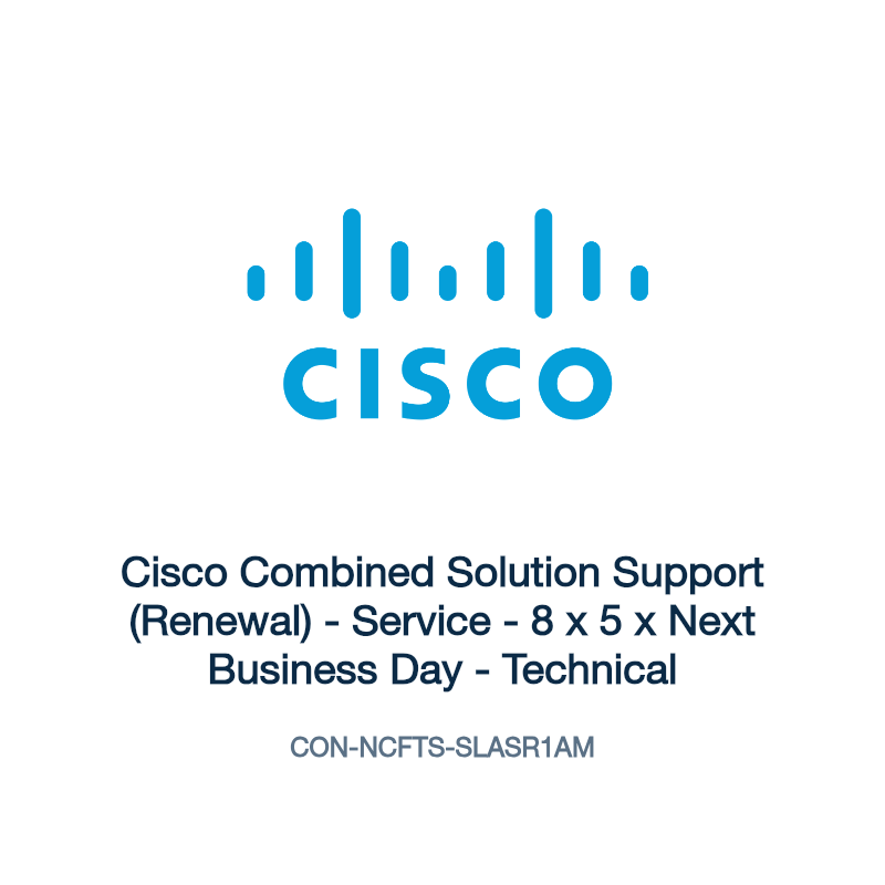 CON-NCFTS-SLASR1AM: Cisco Combined Solution Support (Renewal)