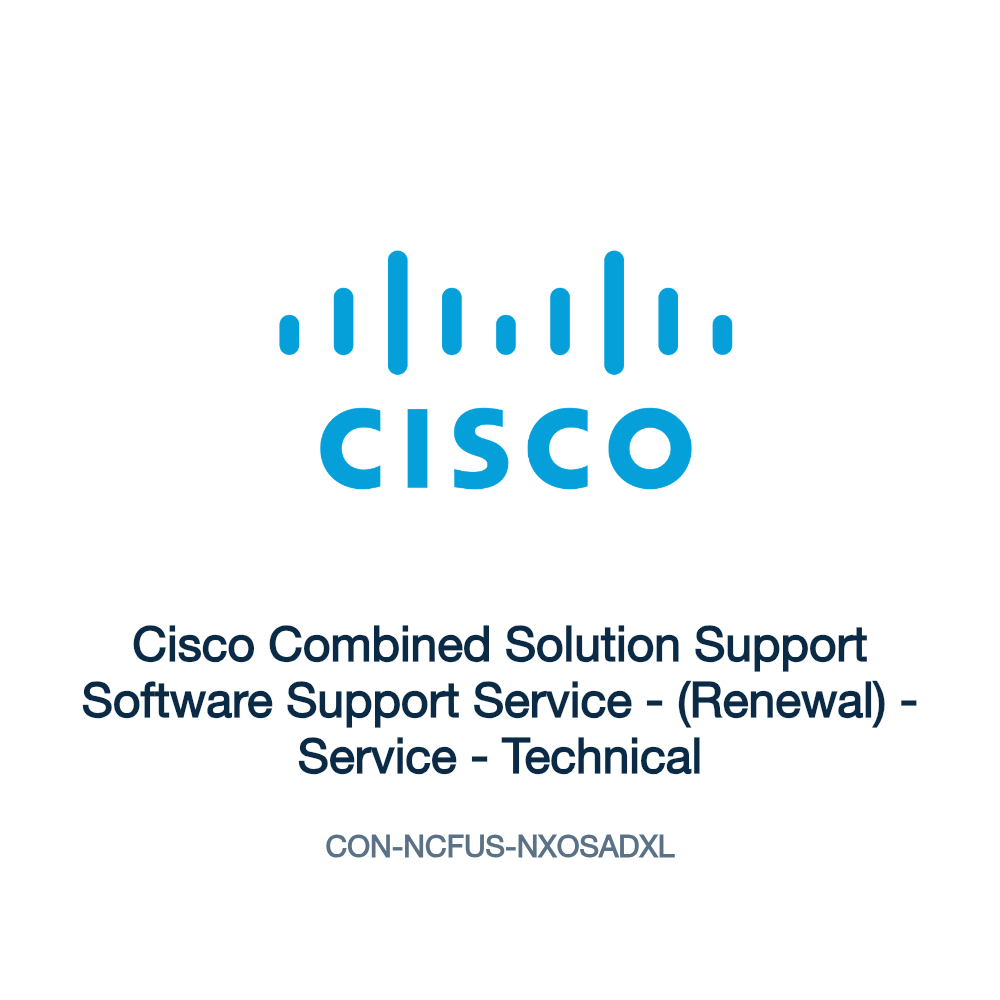 CON-NCFUS-NXOSADXL: Cisco Combined Solution Support Software Support Service