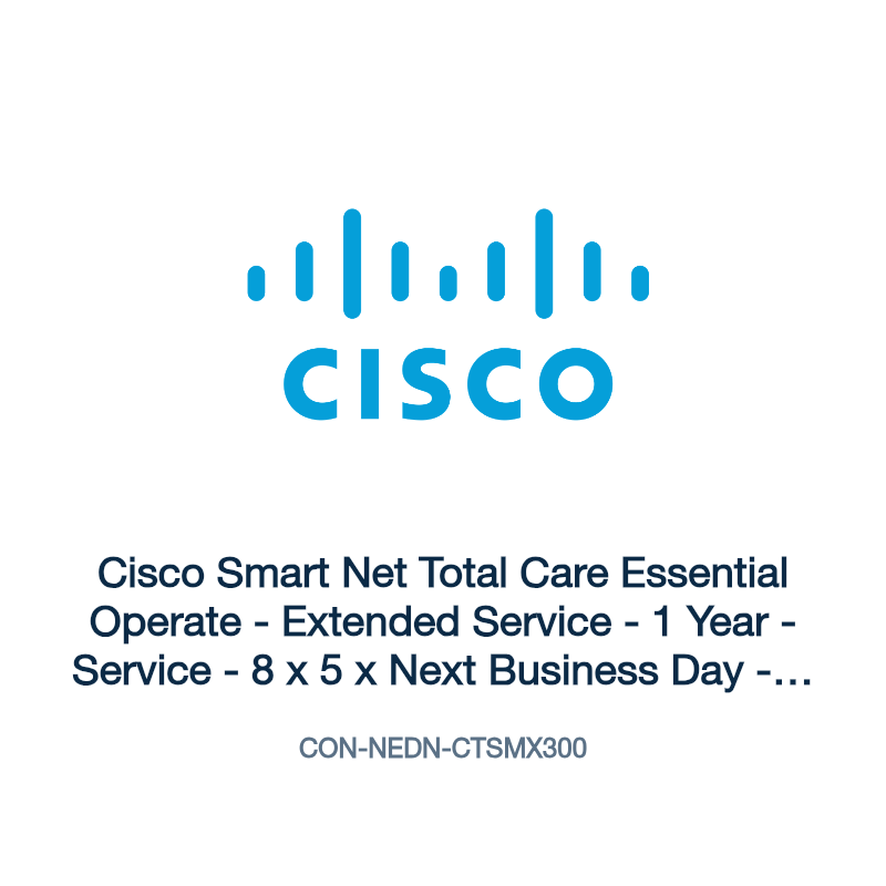 CON-NEDN-CTSMX300: Cisco Smart Net Total Care Essential Operate