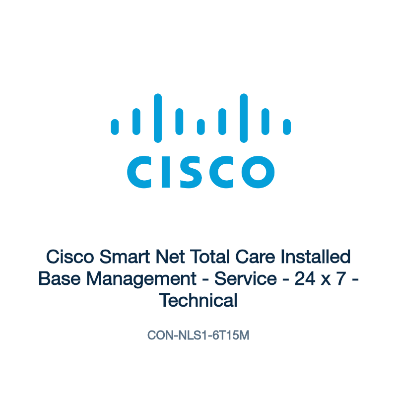 CON-NLS1-6T15M: Cisco Smart Net Total Care Installed Base Management