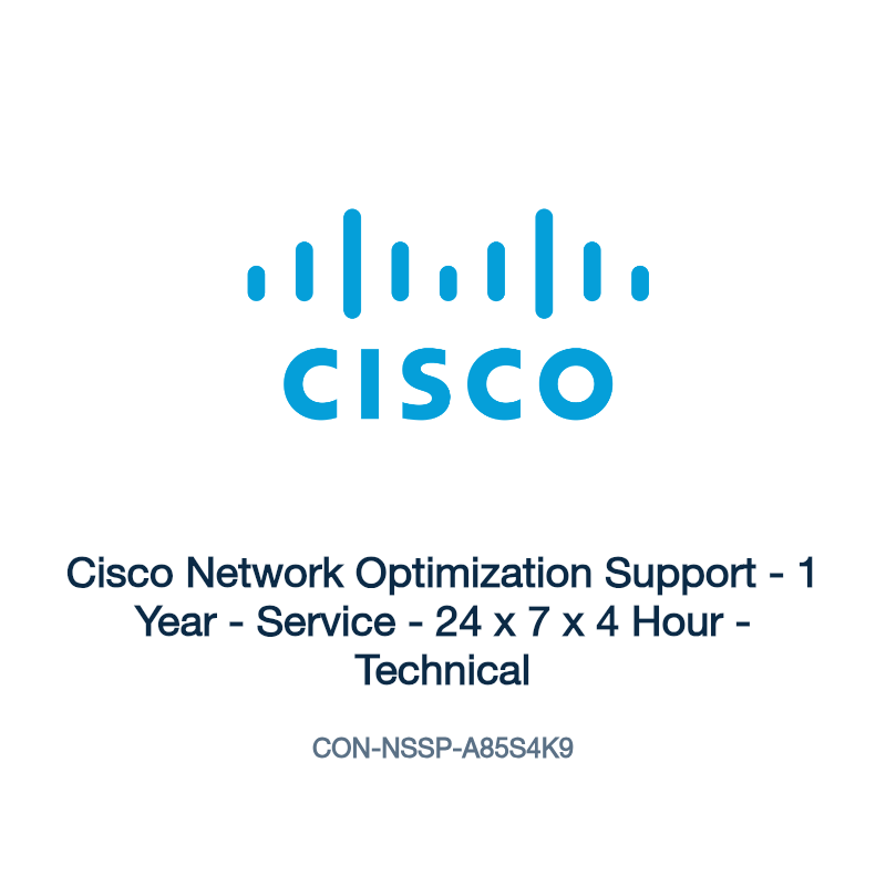 CON-NSSP-A85S4K9: Cisco Network Optimization Support
