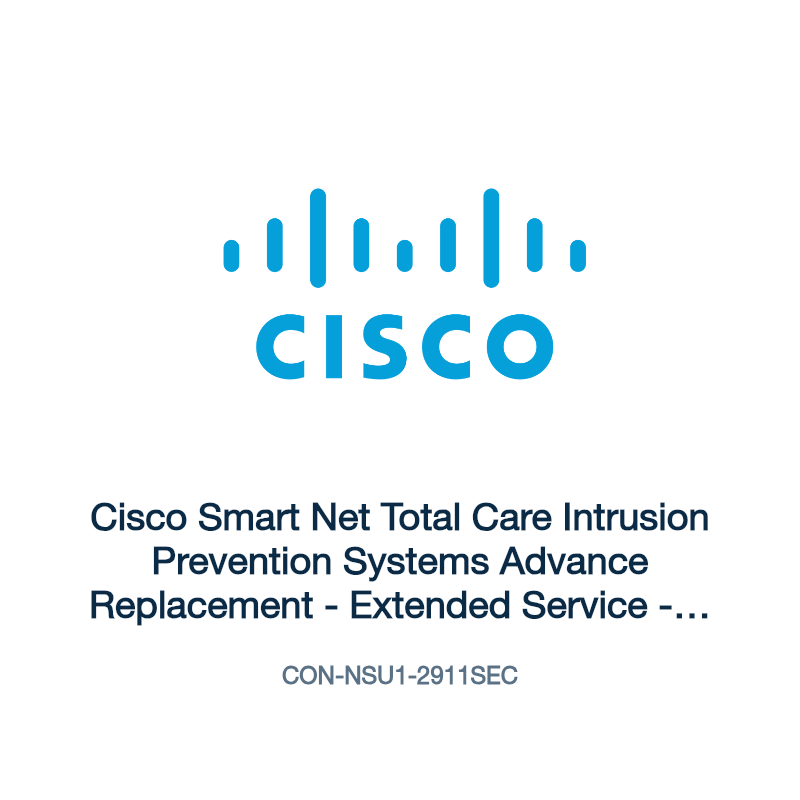 CON-NSU1-2911SEC: Cisco Smart Net Total Care Intrusion Prevention Systems Advance