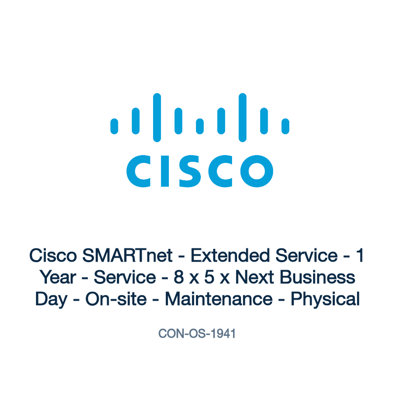 CON-OS-1941: Cisco SMARTnet - Extended Service - 1 Year - Service
