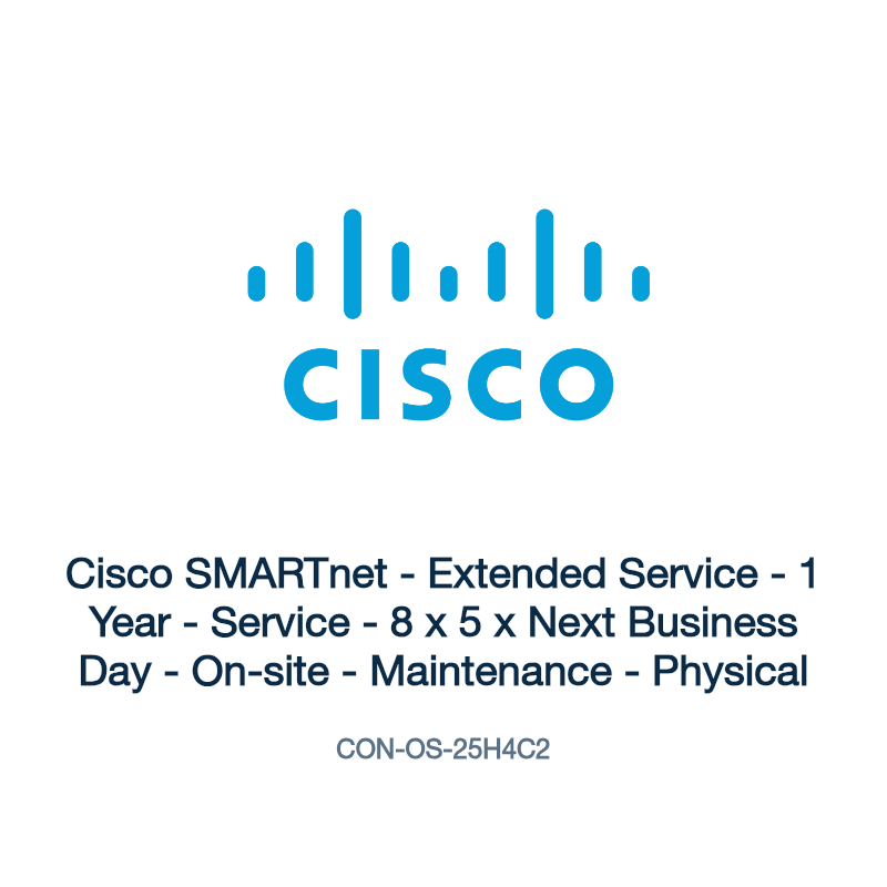 CON-OS-25H4C2: Cisco SMARTnet - Extended Service - 1 Year - Service