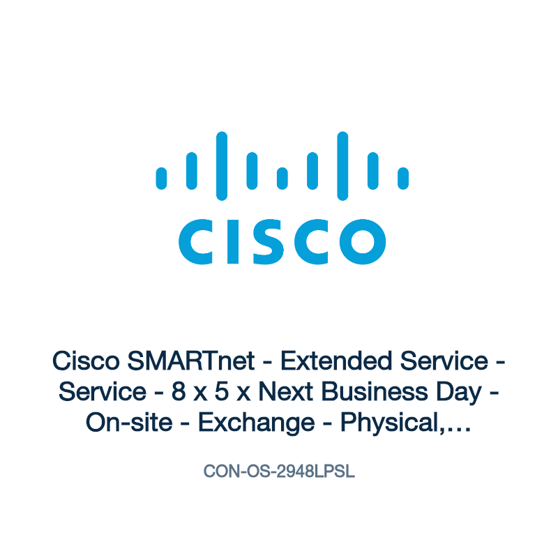 CON-OS-2948LPSL: Cisco SMARTnet - Extended Service - Service - 8 x 5 x Next Business