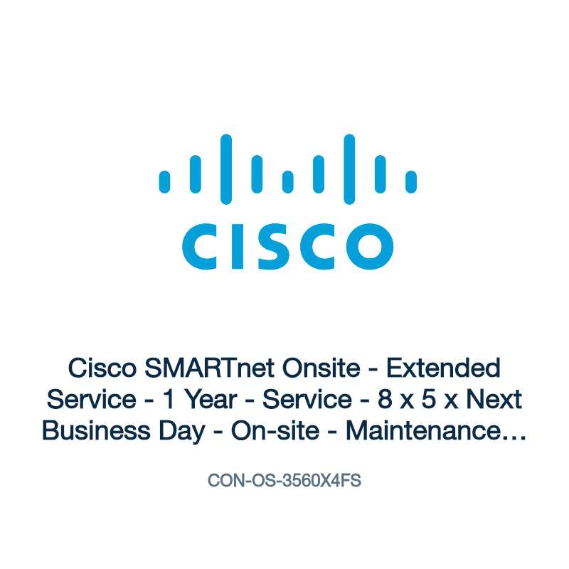 CON-OS-3560X4FS: Cisco SMARTnet Onsite