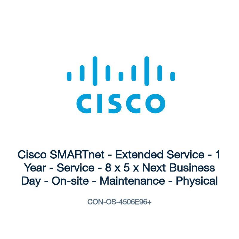 CON-OS-4506E96+: Cisco SMARTnet - Extended Service - 1 Year - Service