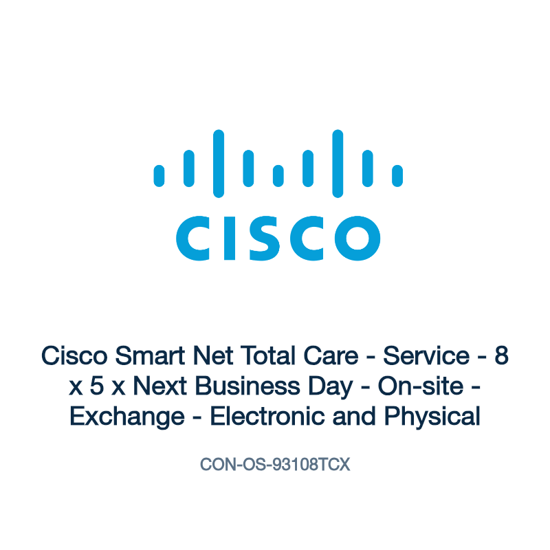 CON-OS-93108TCX: Cisco Smart Net Total Care