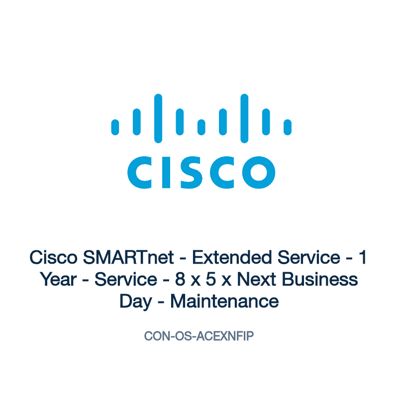 CON-OS-ACEXNFIP: Cisco SMARTnet - Extended Service - 1 Year - Service