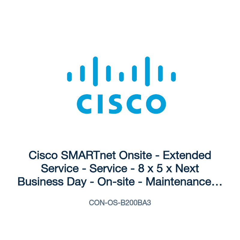 CON-OS-B200BA3: Cisco SMARTnet Onsite