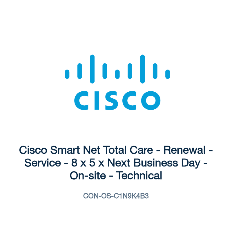 CON-OS-C1N9K4B3: Cisco Smart Net Total Care