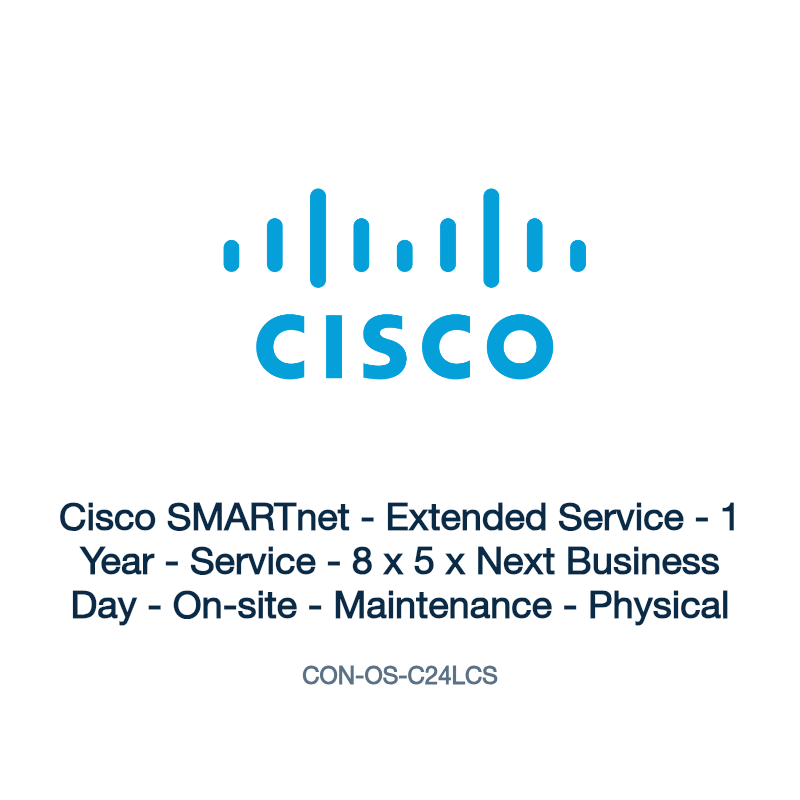 CON-OS-C24LCS: Cisco SMARTnet - Extended Service - 1 Year - Service