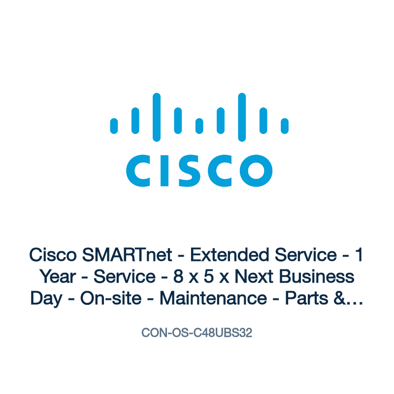 CON-OS-C48UBS32: Cisco SMARTnet - Extended Service - 1 Year - Service