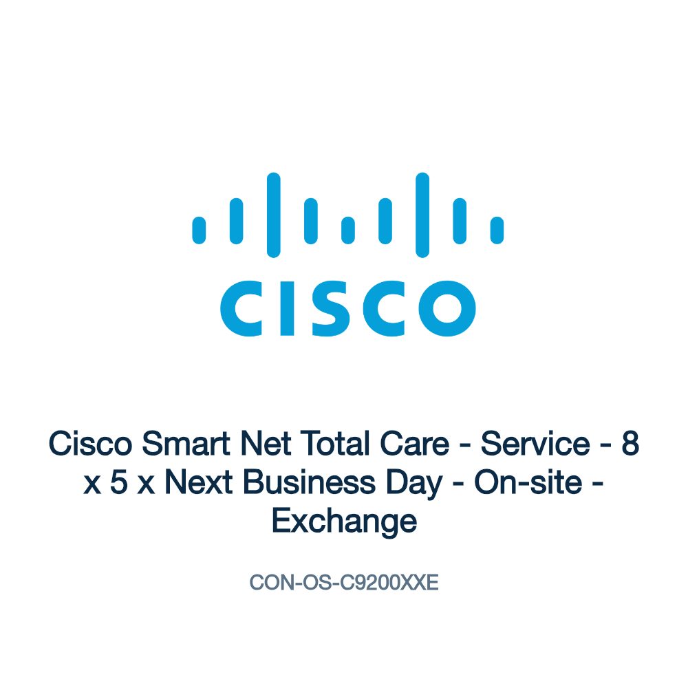 CON-OS-C9200XXE: Cisco Smart Net Total Care