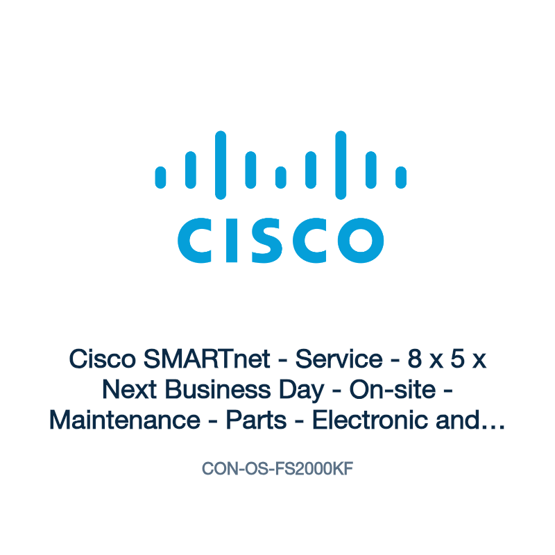CON-OS-FS2000KF: Cisco SMARTnet - Service - 8 x 5 x Next Business Day - On-site -
