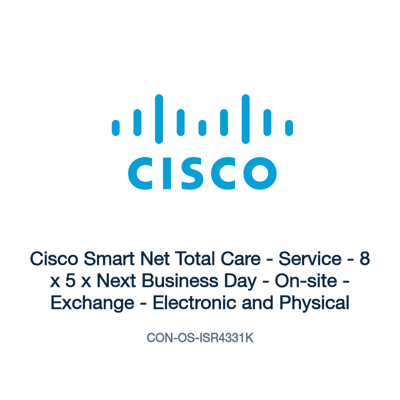 CON-OS-ISR4331K: Cisco Smart Net Total Care